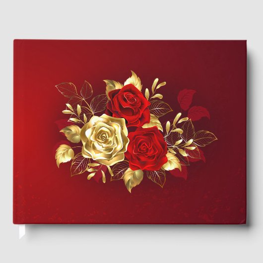 3つのジュエリーバラ ゲストブック (正面)