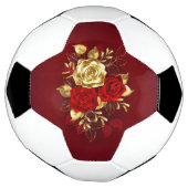 3つのジュエリーバラ サッカーボール (回転)