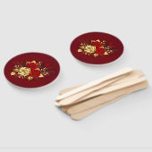 3つのジュエリーバラ ハンドファン (組立なし)