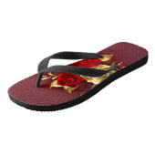 3つのジュエリーバラ ビーチサンダル (アングル)