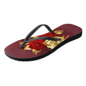 3つのジュエリーバラ ビーチサンダル (アングル)