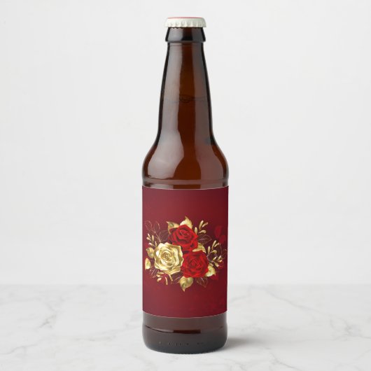 3つのジュエリーバラ ビールラベル (正面)