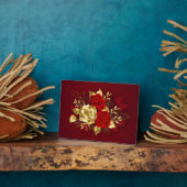 3つのジュエリーバラ フォトプラーク (側面)