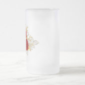 3つのジュエリーバラ フロストグラスビールジョッキ (中央)