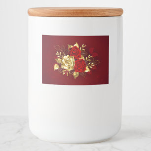 3つのジュエリーバラ フードラベル