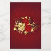 3つのジュエリーバラ フードラベル (シングルラベル)