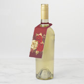 3つのジュエリーバラ ボトルネックタグ (アングル)