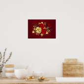 3つのジュエリーバラ ポスター (キッチン)