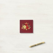 3つのジュエリーバラ ポストイット (デスク上)