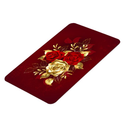 3つのジュエリーバラ マグネット (左側)