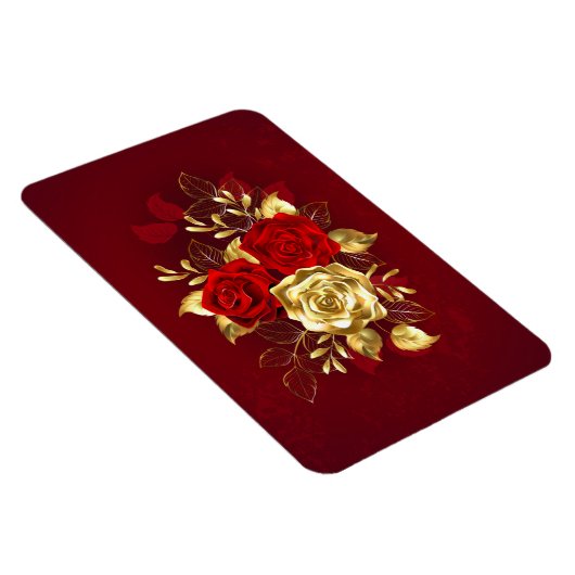 3つのジュエリーバラ マグネット (右側)