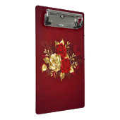 3つのジュエリーバラ ミニクリップボード (アングル)