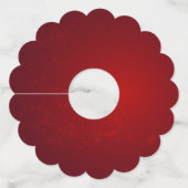 3つのジュエリーバラ ワイングラスタグ (裏面)