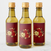 3つのジュエリーバラ ワインラベル (ボトル)