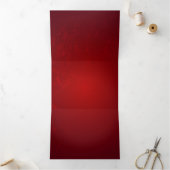 3つのジュエリーバラ 三つ折りカード (内部)