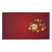 3つのジュエリーバラ 名札 (正面)