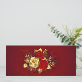 3つのジュエリーバラ 招待状 (スタンド正面)