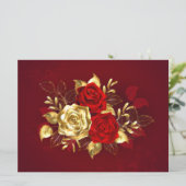 3つのジュエリーバラ 案内状 (スタンド正面)