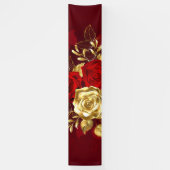 3つのジュエリーバラ 横断幕 (縦)