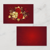 3つのジュエリーバラ 紹介カード (正面/裏面)