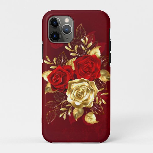 3つのジュエリーバラ Case-Mate iPhoneケース (裏面)