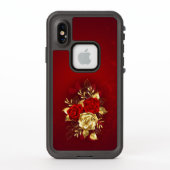 3つのジュエリーバラ LifeProof iPhoneケース (裏面)