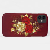 3つのジュエリー・ローズ Case-Mate iPhoneケース (裏面(横))
