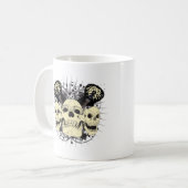 3つのスカルのギター コーヒーマグカップ (正面左)