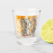 3つのスケルトン踊り – ハロウィックを取得しよう！ ショットグラス (正面)