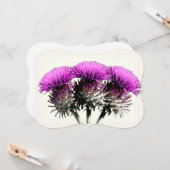 3つのスコットランドのチーズル カード (正面/裏面インサイチュ)