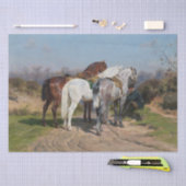 3つのスタリオンウマ(by Rosa Bonheur) 薄葉紙 (クラフト)