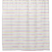 3つのストライプ シャワーカーテン (正面)