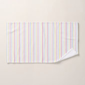 3つのストライプ バスタオルセット (ハンドタオル)