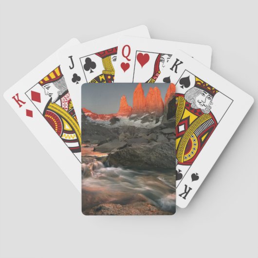 3つのタワー トランプ (裏面)