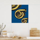 3つのターボ ポスター (キッチン)