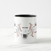 "3つのチェロ"のマグ マグカップ (中央)