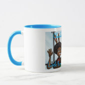 3つのチョコレートバニーのユニコーンのマグ マグカップ (左)