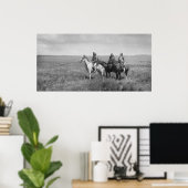 3つのチーフPiegan Blackfeetネイティブアメリカン ポスター (ホームオフィス)