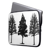 3つのツリーノートパソコンケース ラップトップスリーブ (正面左)