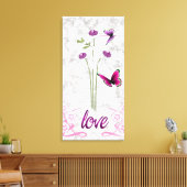 3つのデイジー キャンバスプリント (インサイチュ (リビング))