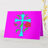 3つのデザイン1つのカードの明るい忙し色 カード (黄色い花)