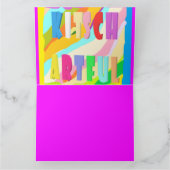 3つのデザイン1つのカードの明るい忙し色 カード (内部)