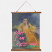 3つのトレンディー変更アート引用文ウォールアートタペストリー 吊り下げ型タペストリー (正面)