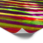 3つのネオンシマウマ ポスター (角)