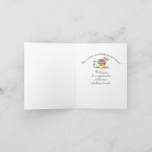 3つのネズミ飾ツリークリスマスカード シーズンカード (内部)