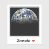 3つのハリケーンを持つ惑星の地球のモザイク画像 シール (シート)