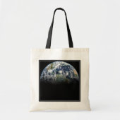 3つのハリケーンを持つ惑星の地球のモザイク画像 トートバッグ (正面)