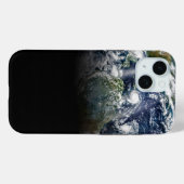 3つのハリケーンを持つ惑星の地球のモザイク画像 Case-Mate iPhoneケース (裏面 (横))