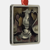3つのハンドルが付いている静物画 メタルオーナメント (右)