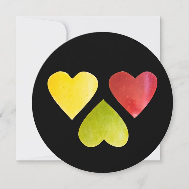 3つのハート (正面)